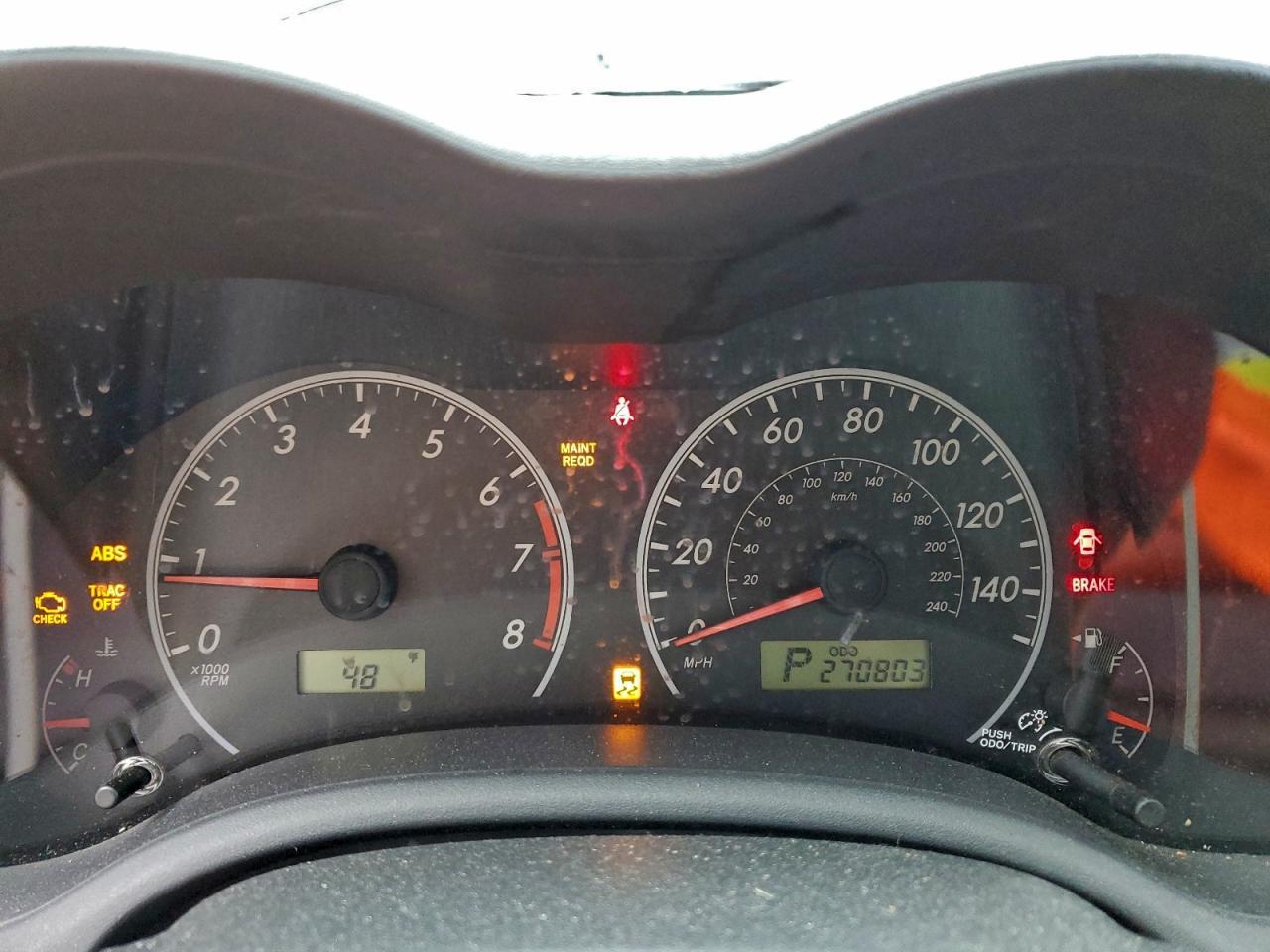 2012 TOYOTA COROLLA
