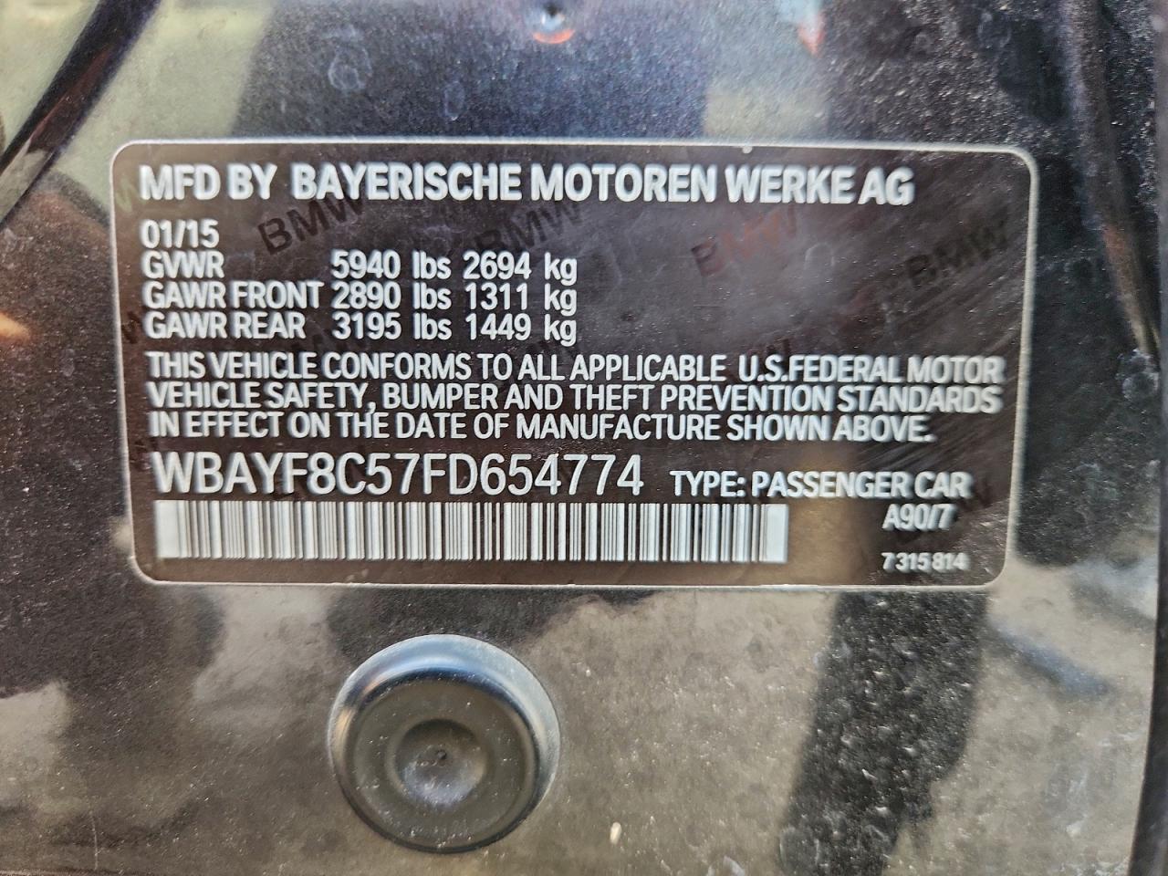 2015 BMW 7 series