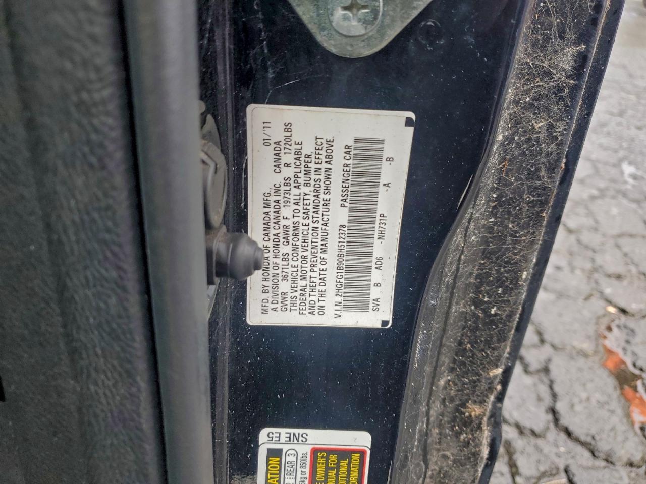 2011 HONDA CIVIC