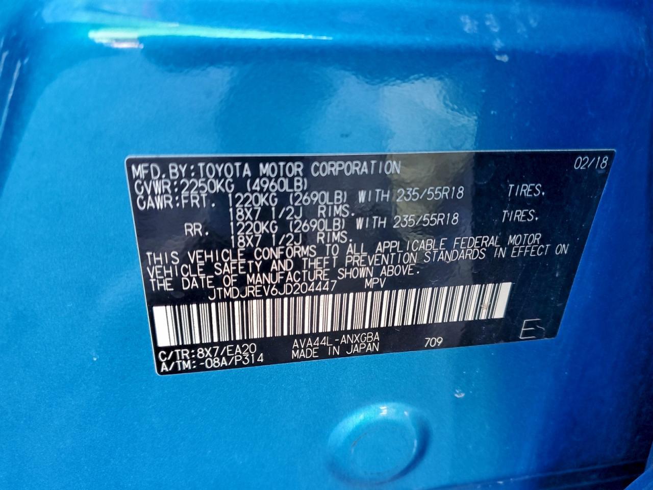 2018 TOYOTA RAV4