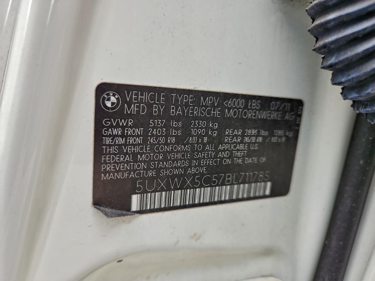 2011 BMW X3