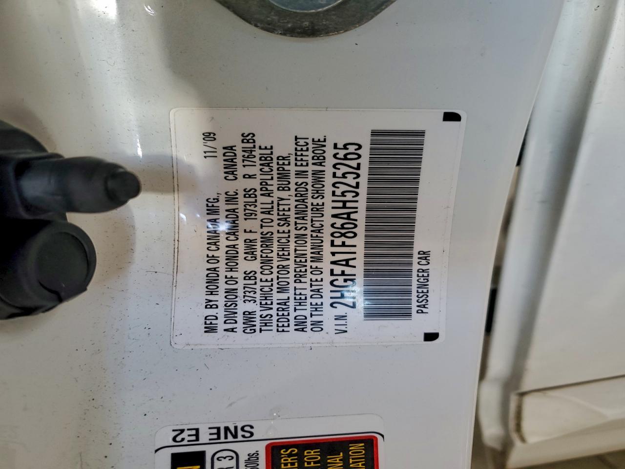 2010 HONDA CIVIC