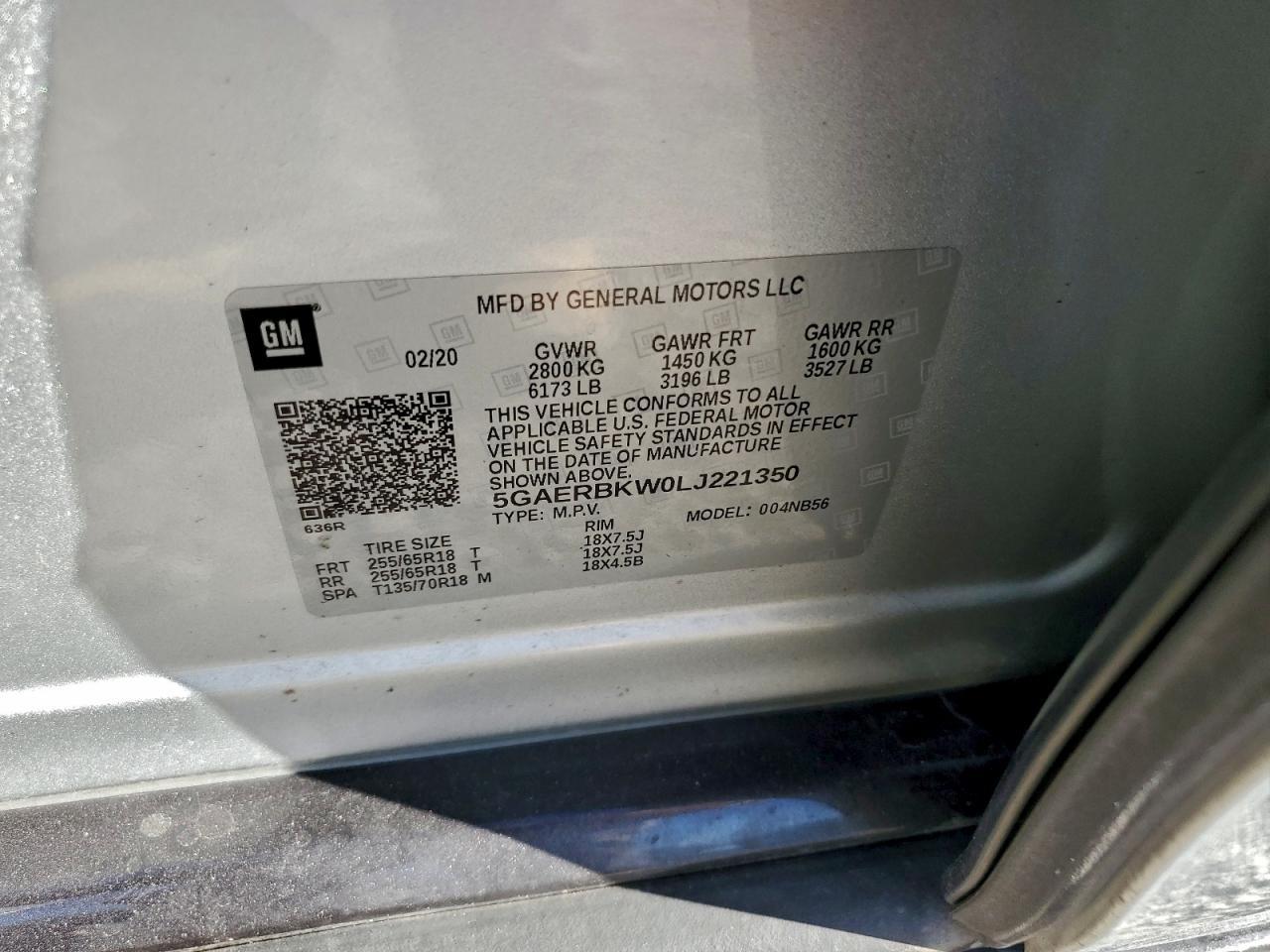 2020 BUICK ENCLAVE