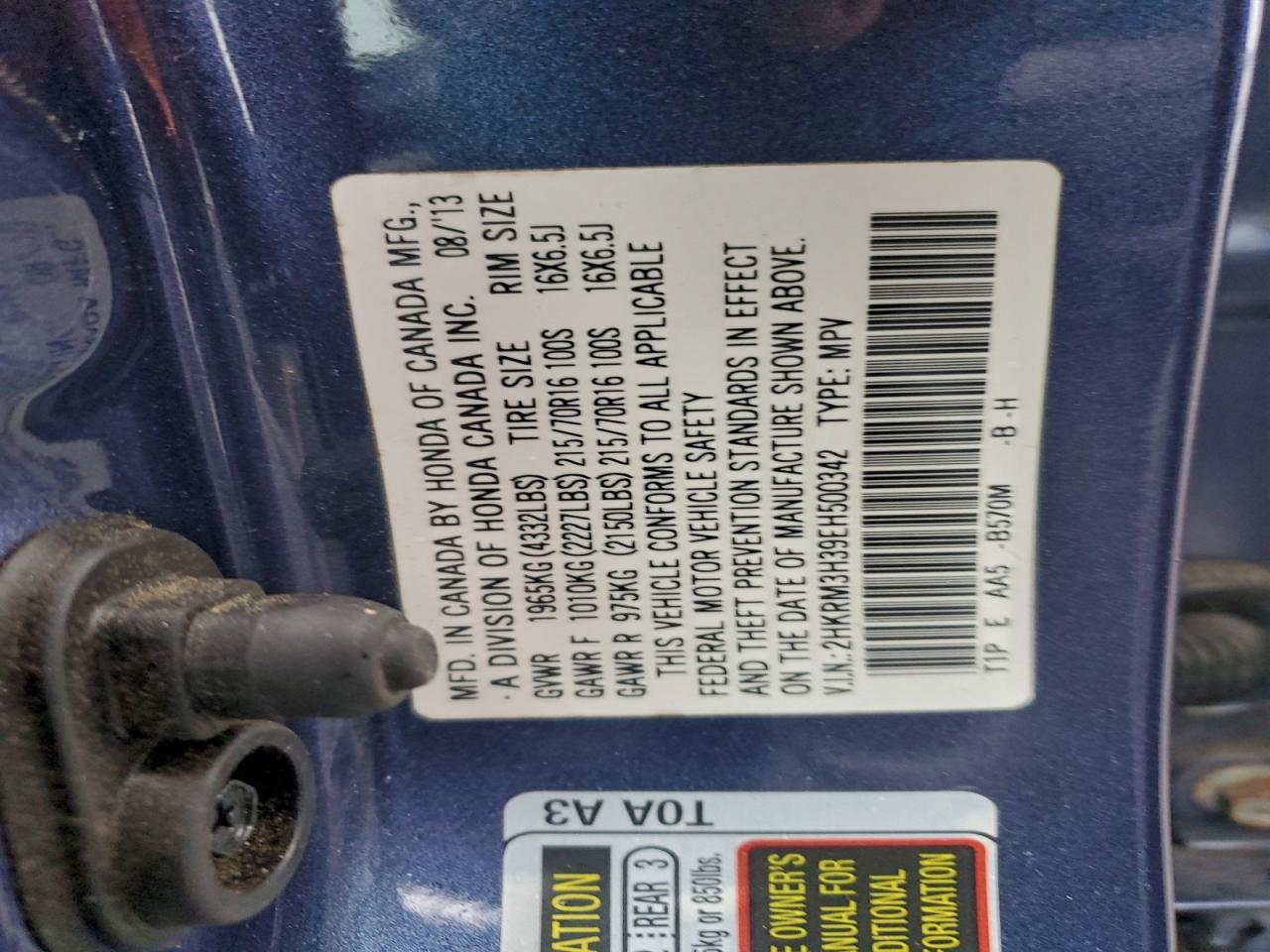 2014 HONDA CR-V
