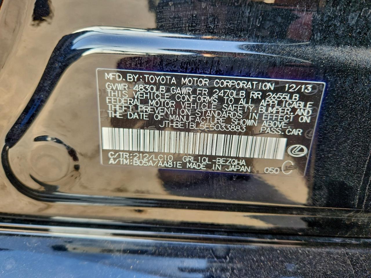 2014 LEXUS GS 350