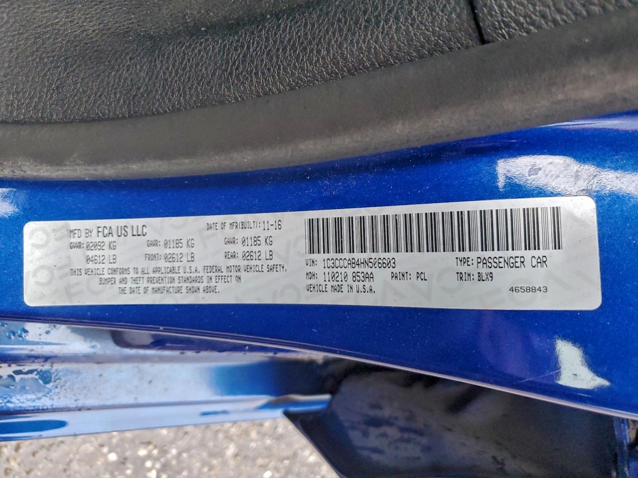 2017 CHRYSLER 200