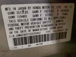 2012 HONDA FIT