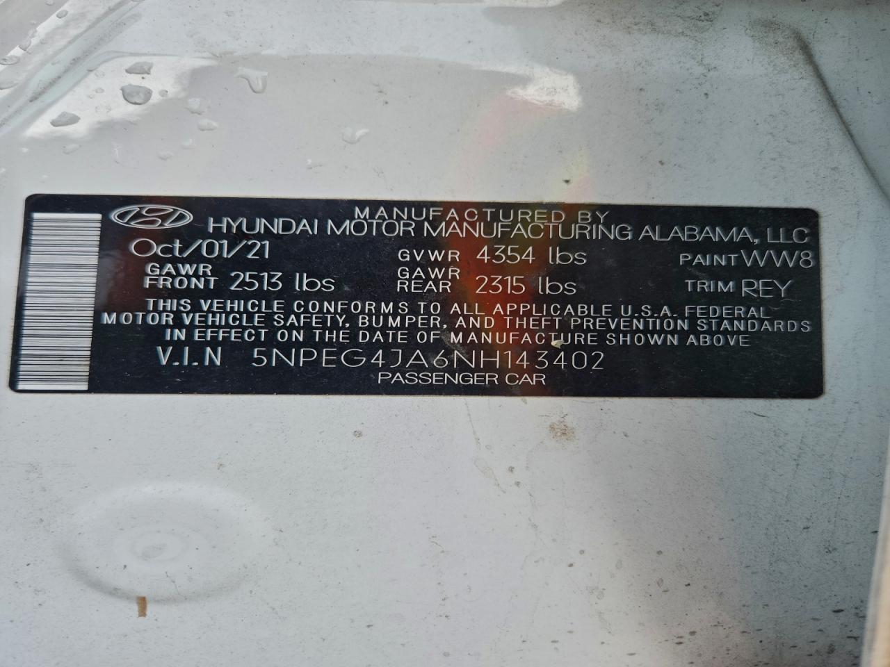 2022 HYUNDAI SONATA