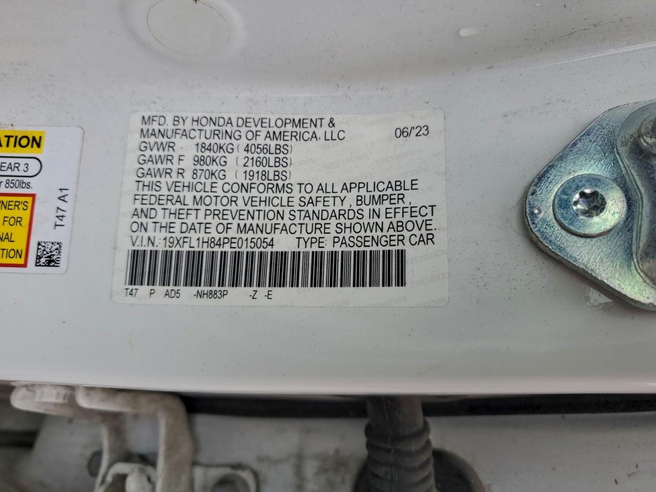 2023 HONDA CIVIC