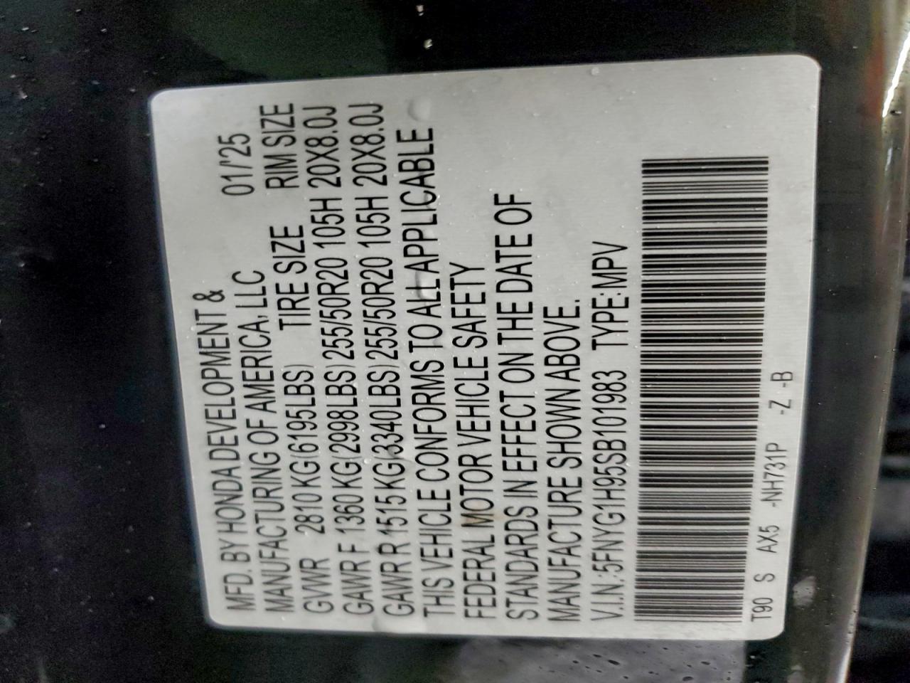 2025 HONDA PILOT