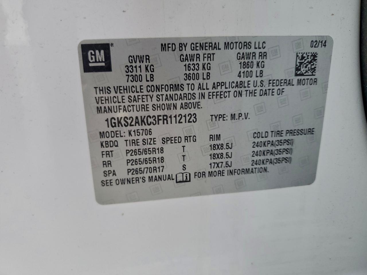 2015 GMC Yukon