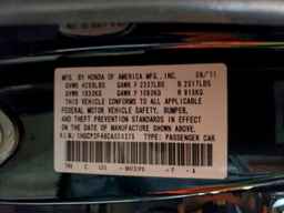 2012 HONDA ACCORD