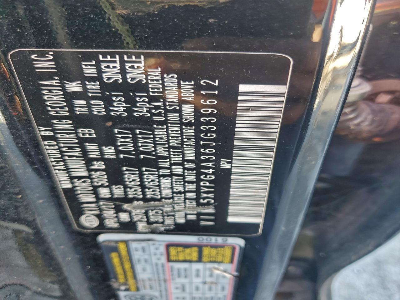 2018 KIA SORENTO