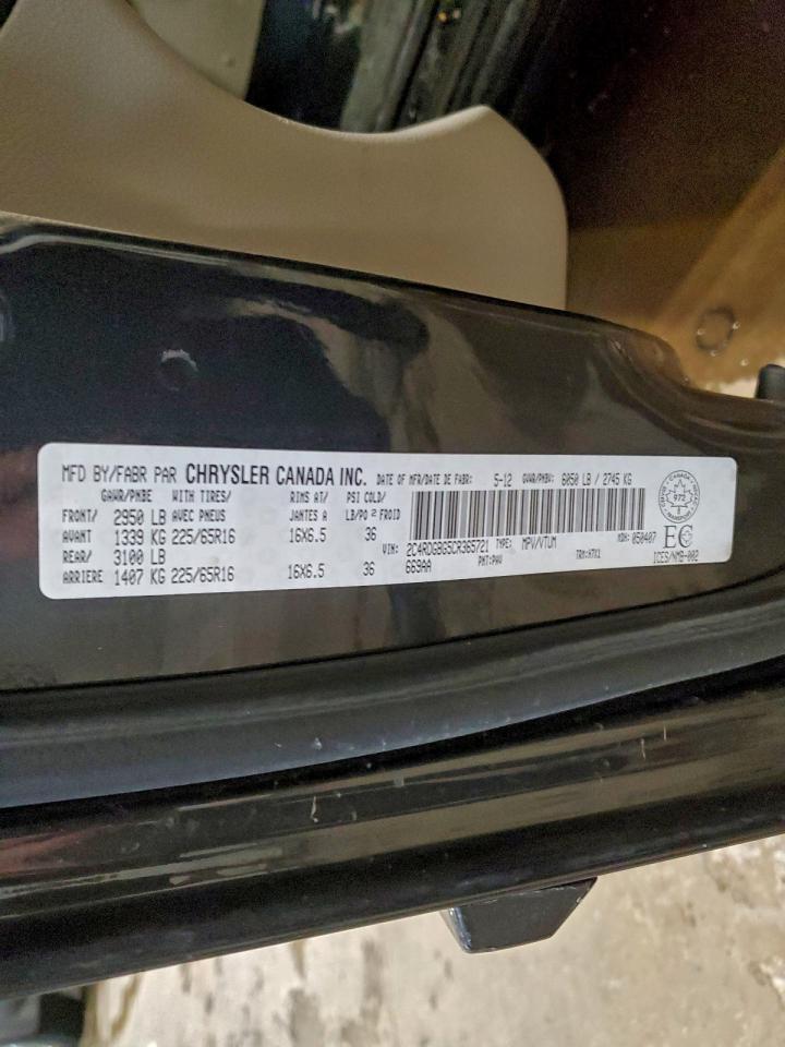 2012 DODGE GRAND CARAVAN
