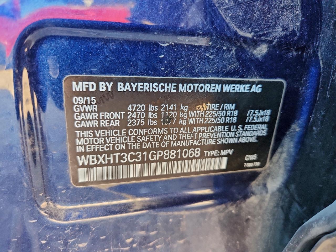 2016 BMW X1