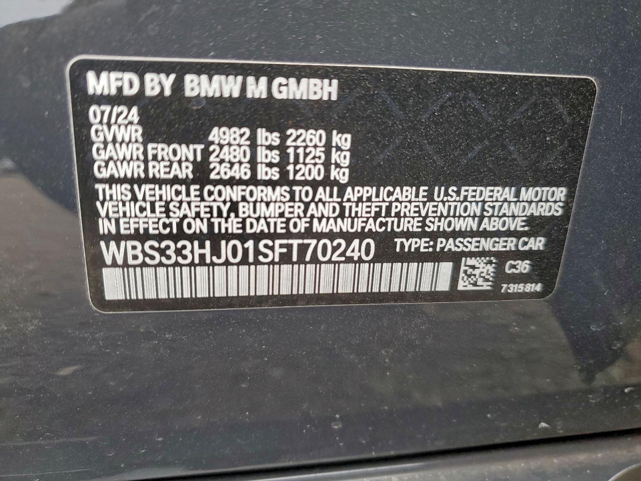 2025 BMW M3