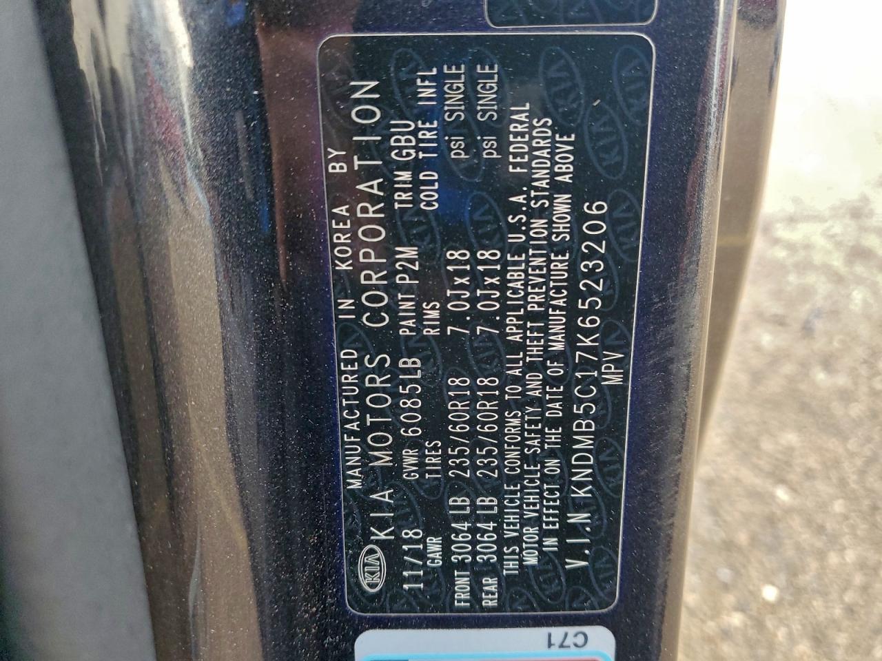 2019 KIA SEDONA