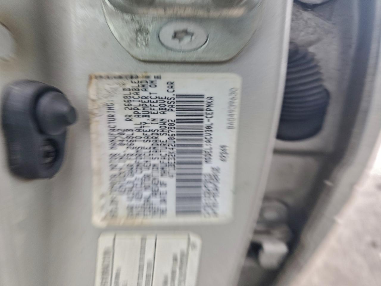 2002 TOYOTA CAMRY