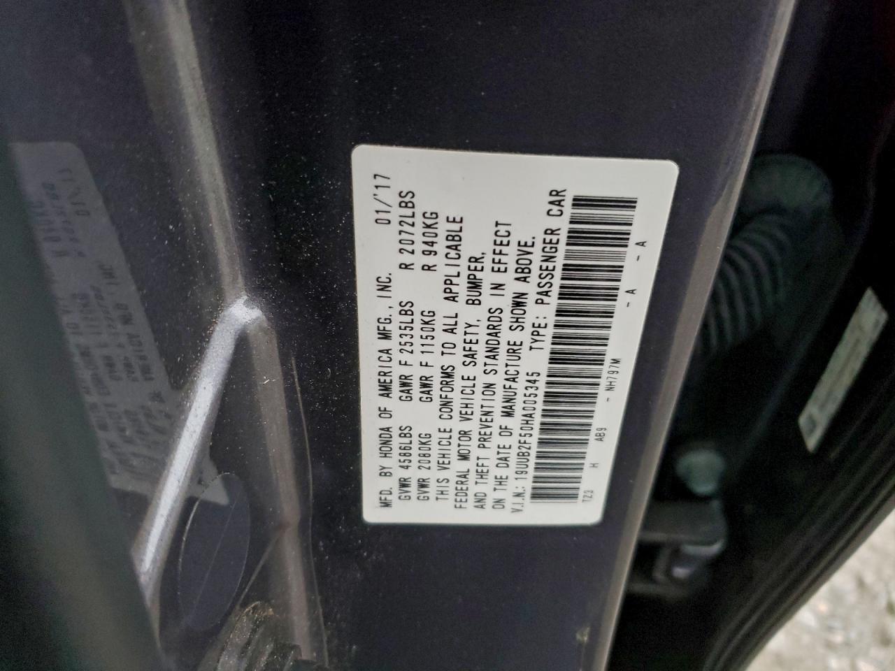 2017 ACURA TLX