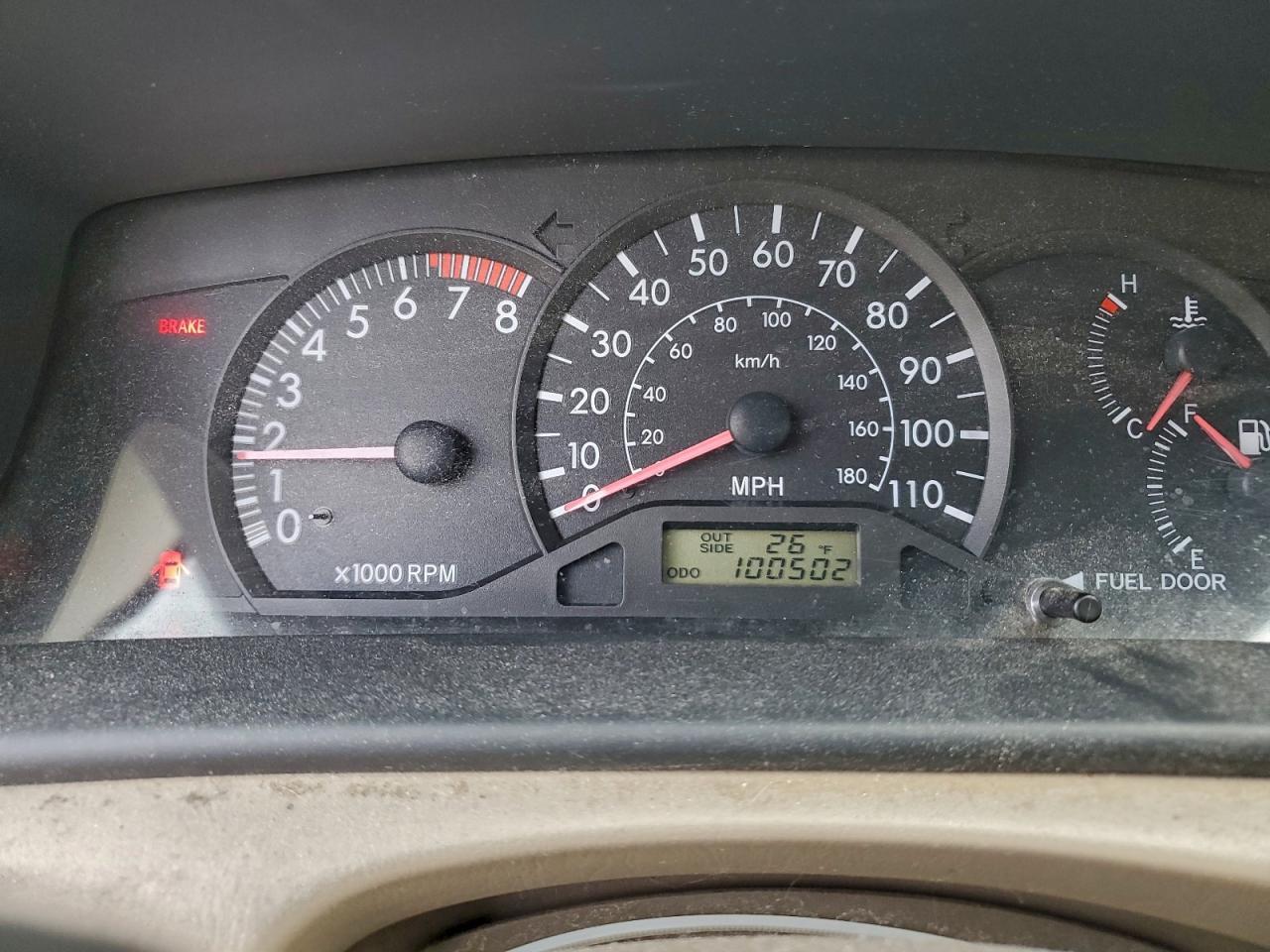 2004 TOYOTA COROLLA