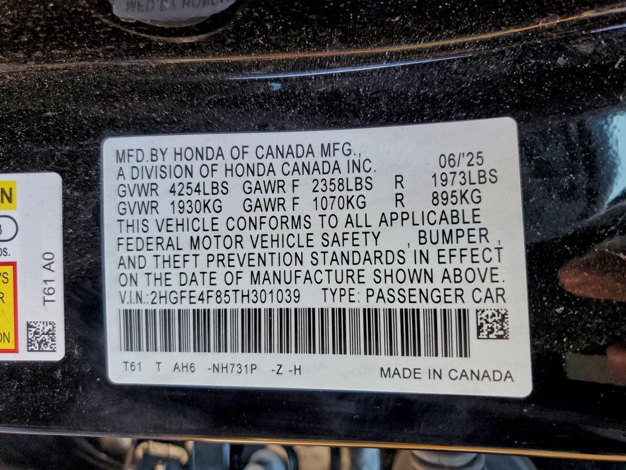 2026 HONDA CIVIC