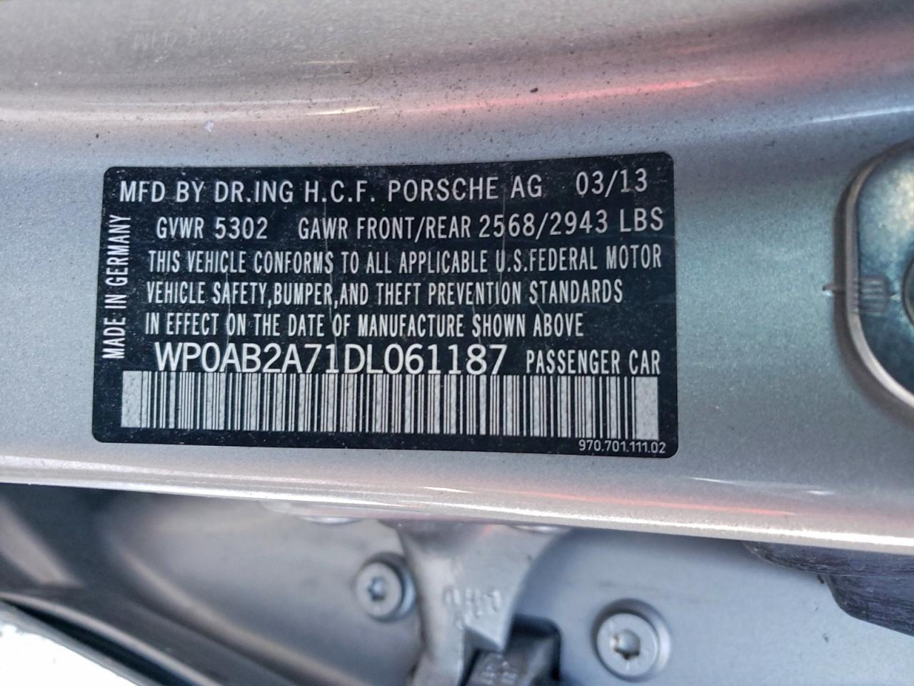 2013 PORSCHE Panamera