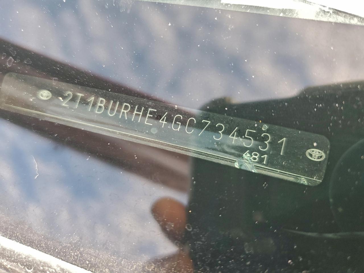 2016 TOYOTA COROLLA
