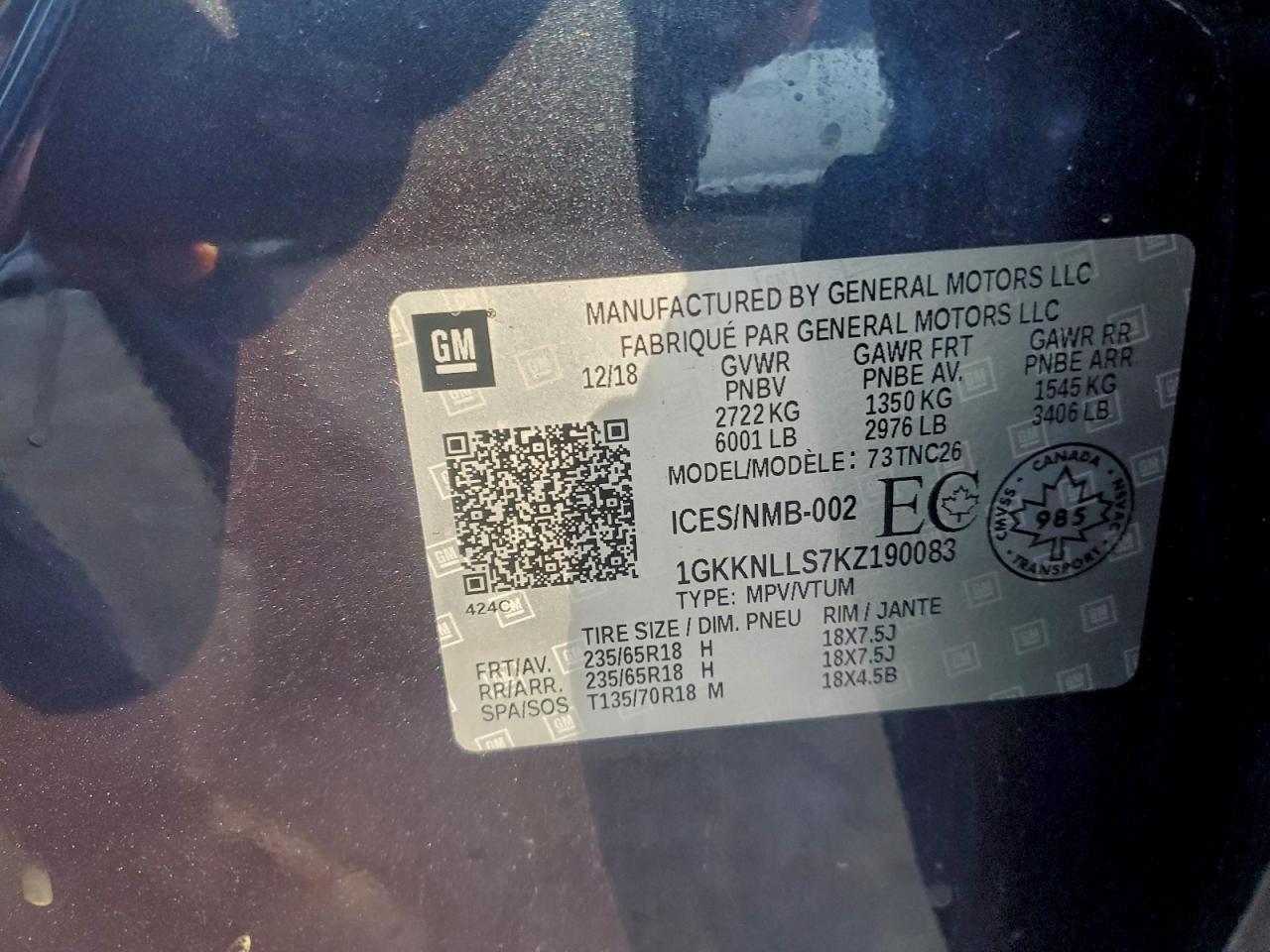 2019 GMC ACADIA