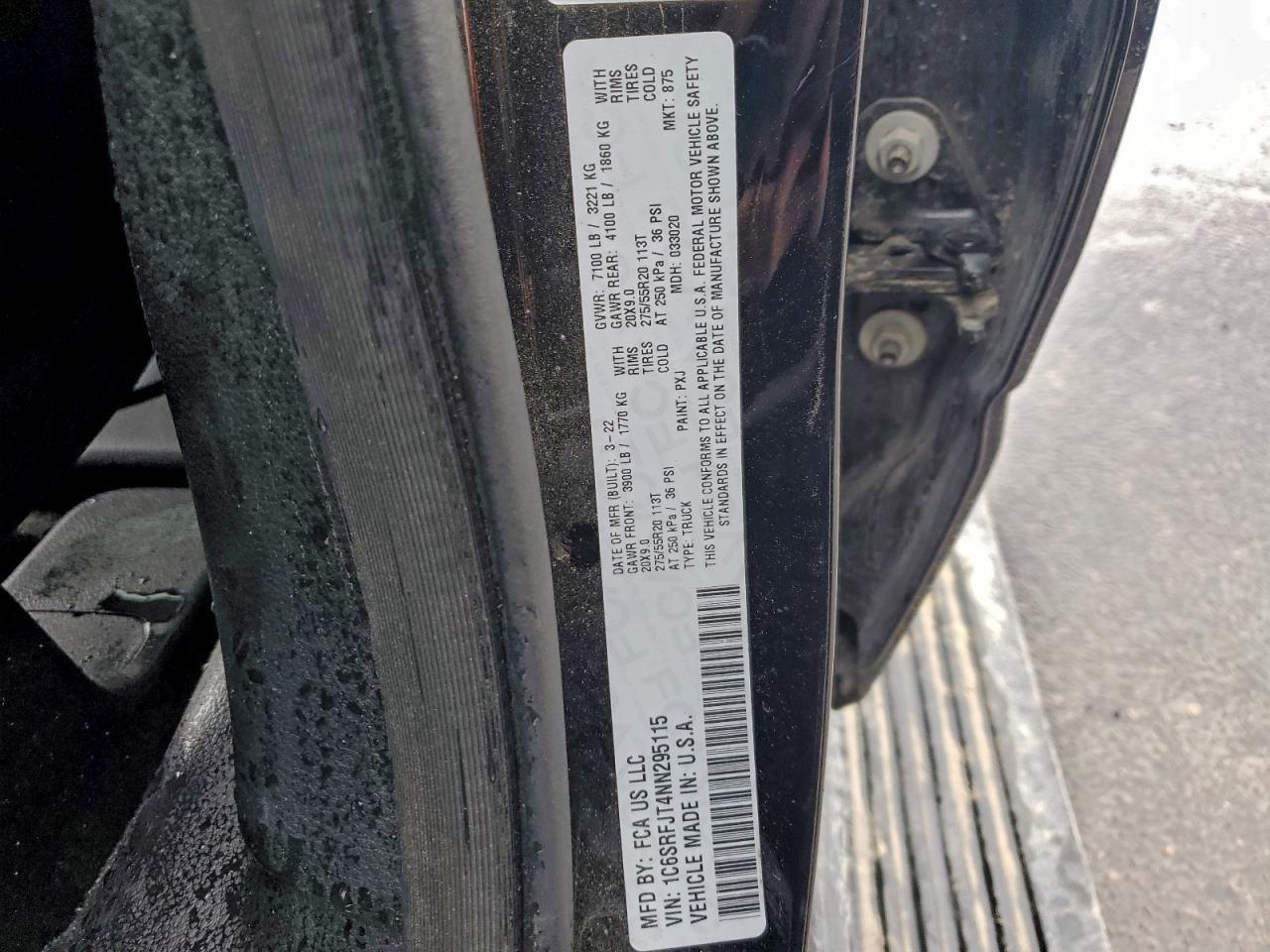 2022 RAM 1500