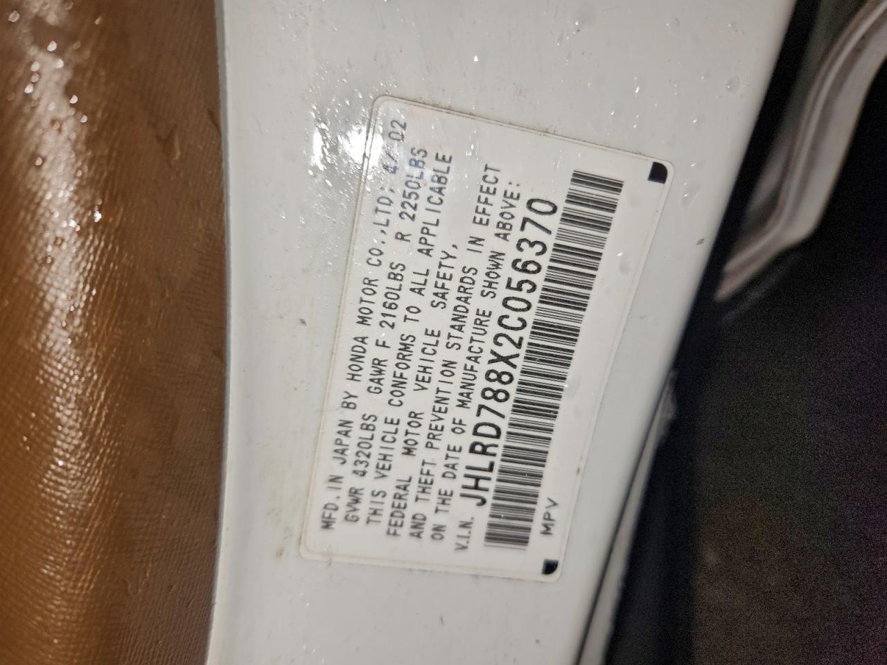 2002 HONDA CR-V