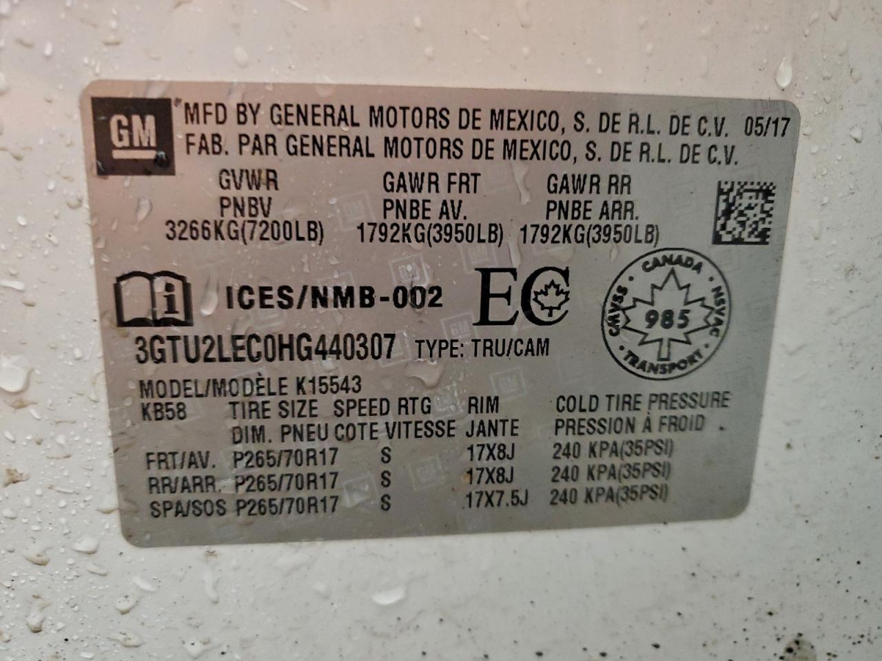 2017 GMC Sierra