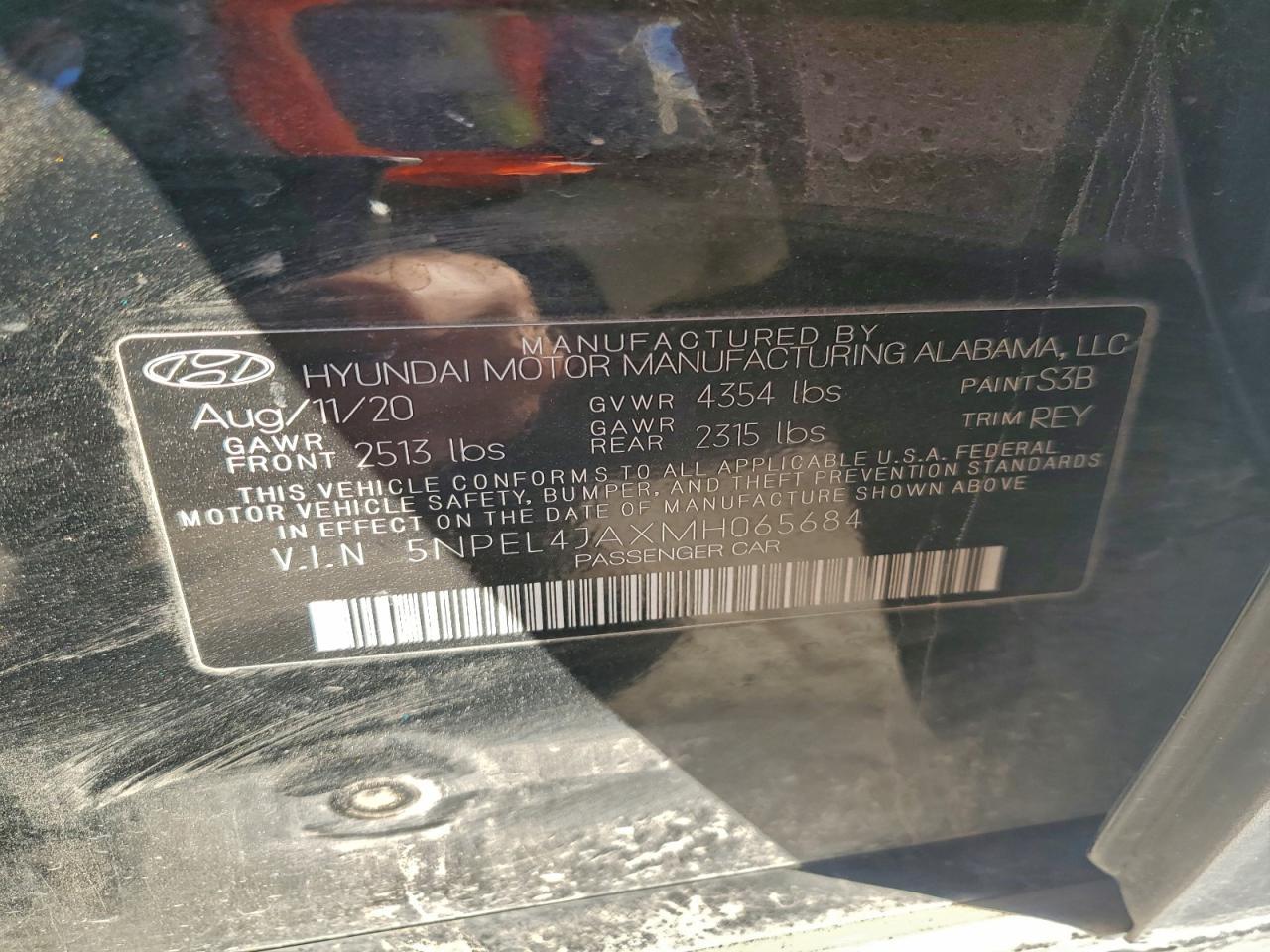 2021 HYUNDAI SONATA