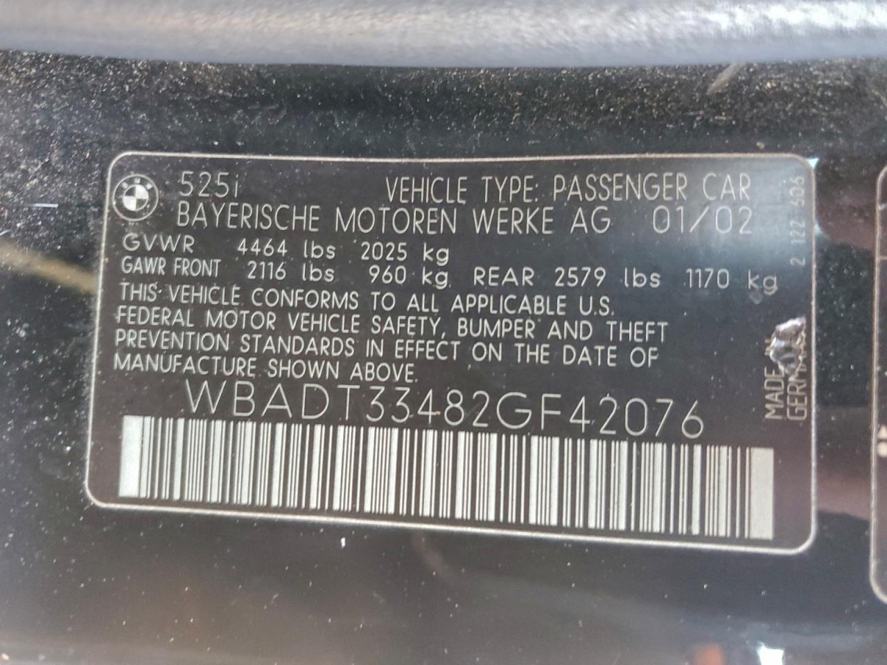 2002 BMW 5 series