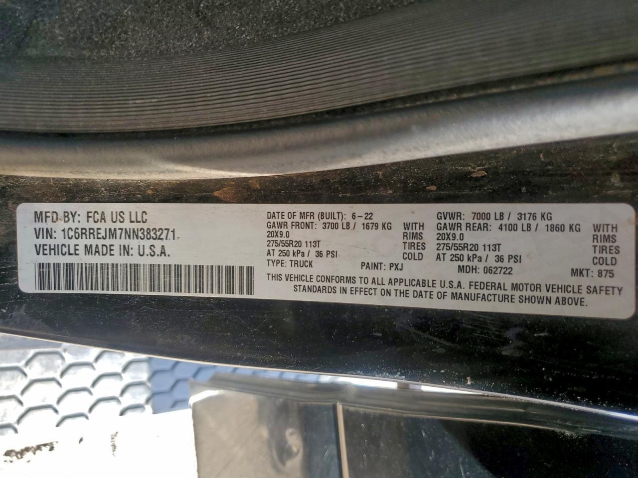 2022 RAM 1500