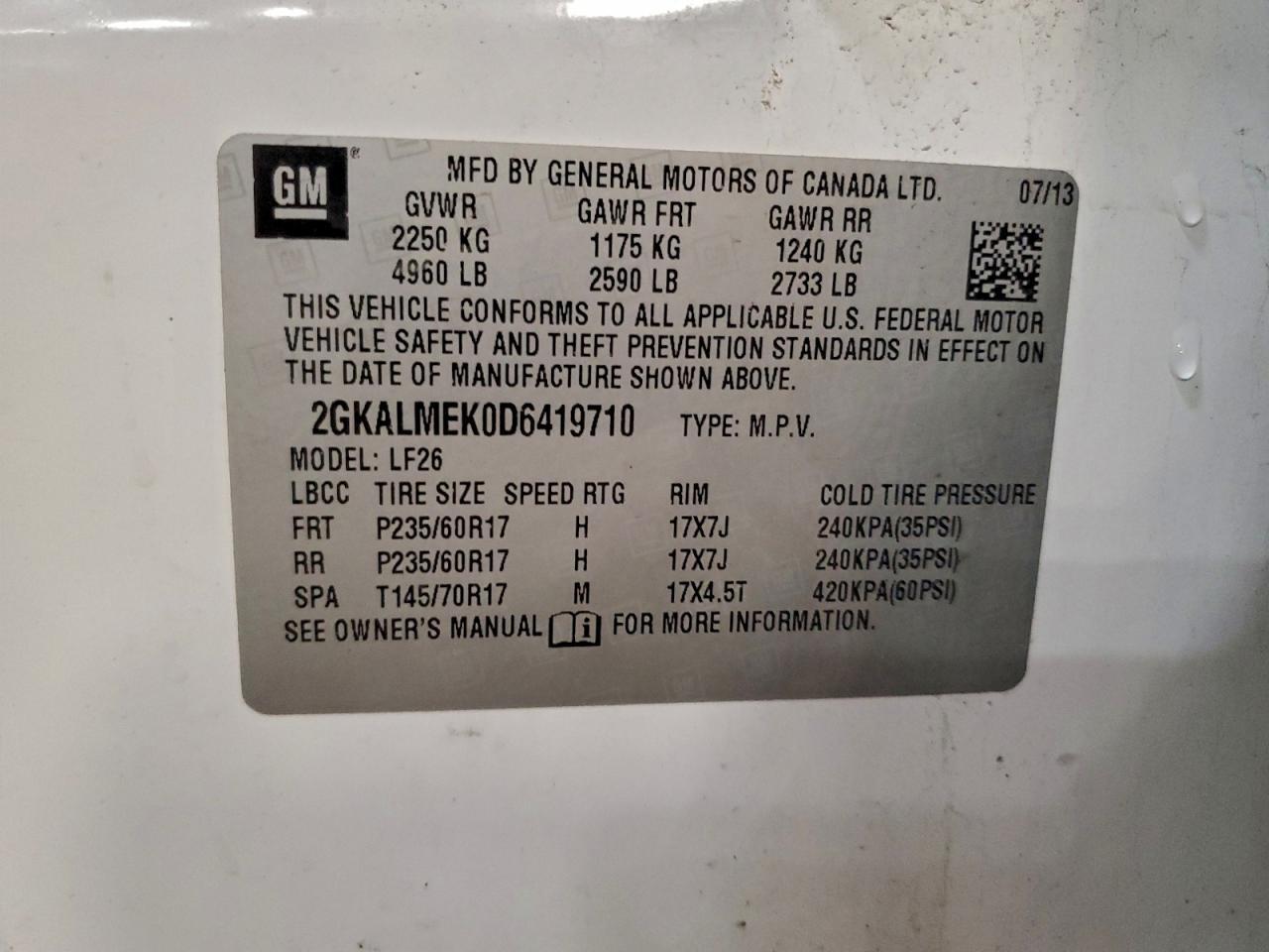 2013 GMC Terrain