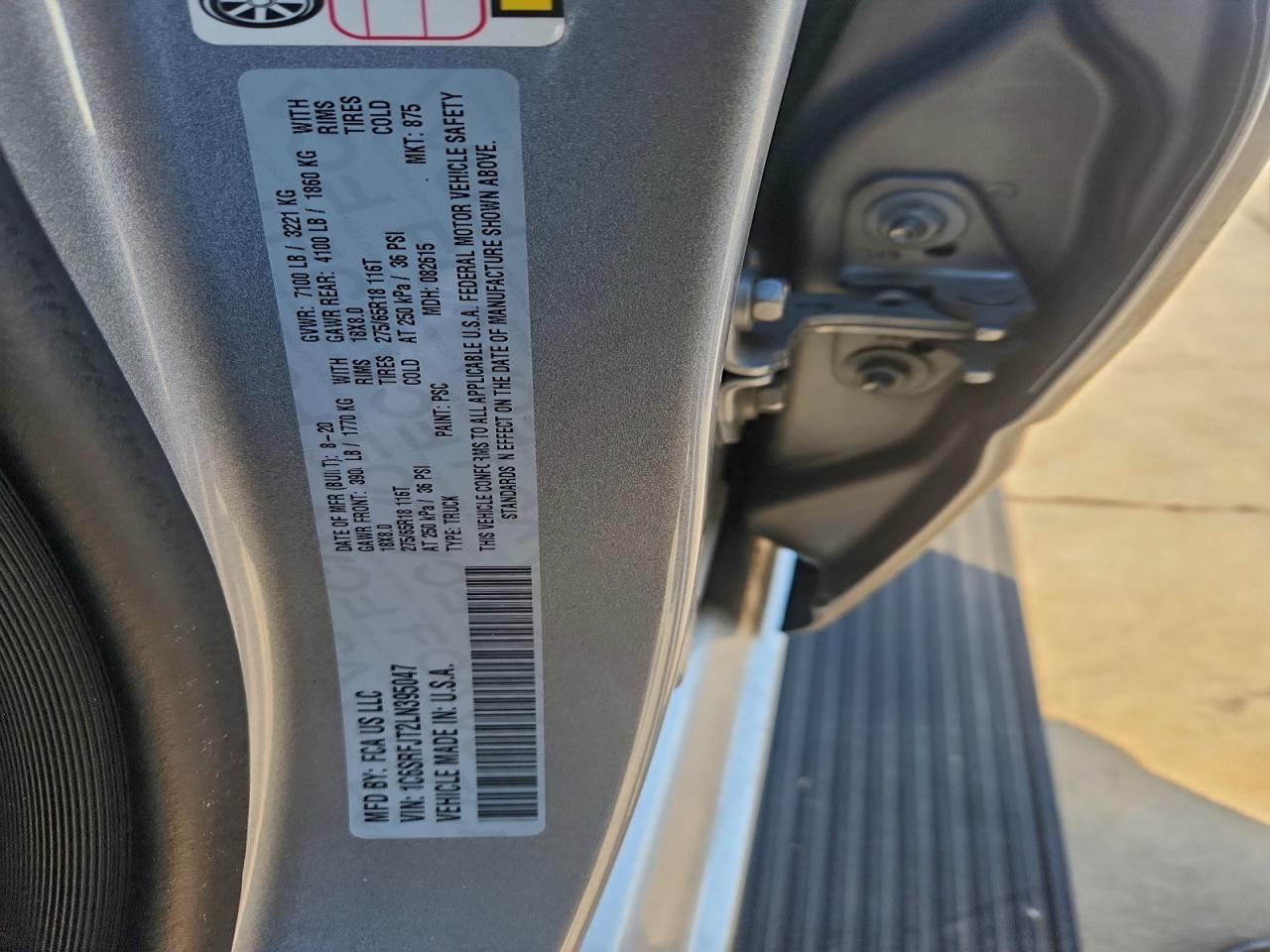 2020 RAM 1500