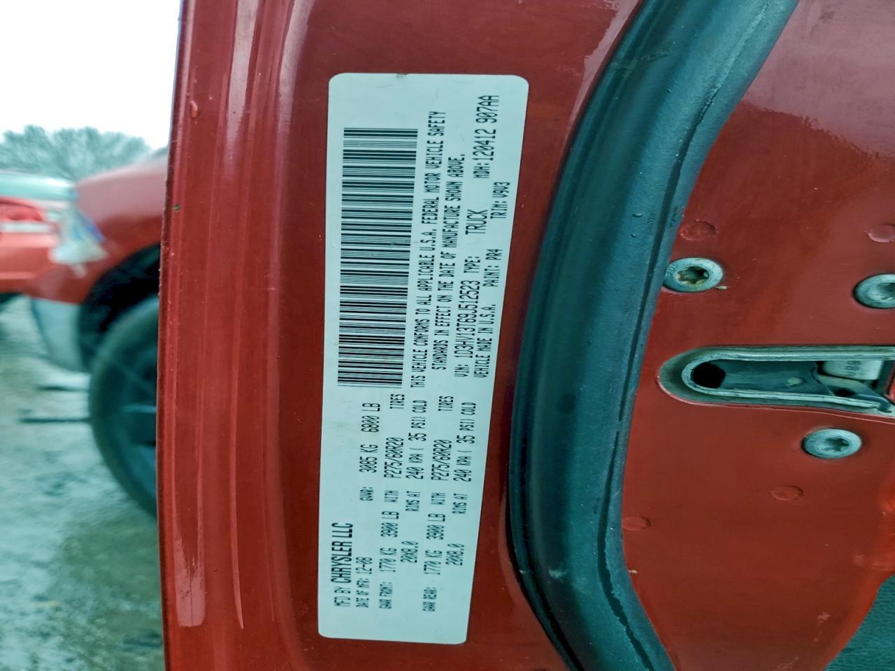 2009 DODGE RAM 1500