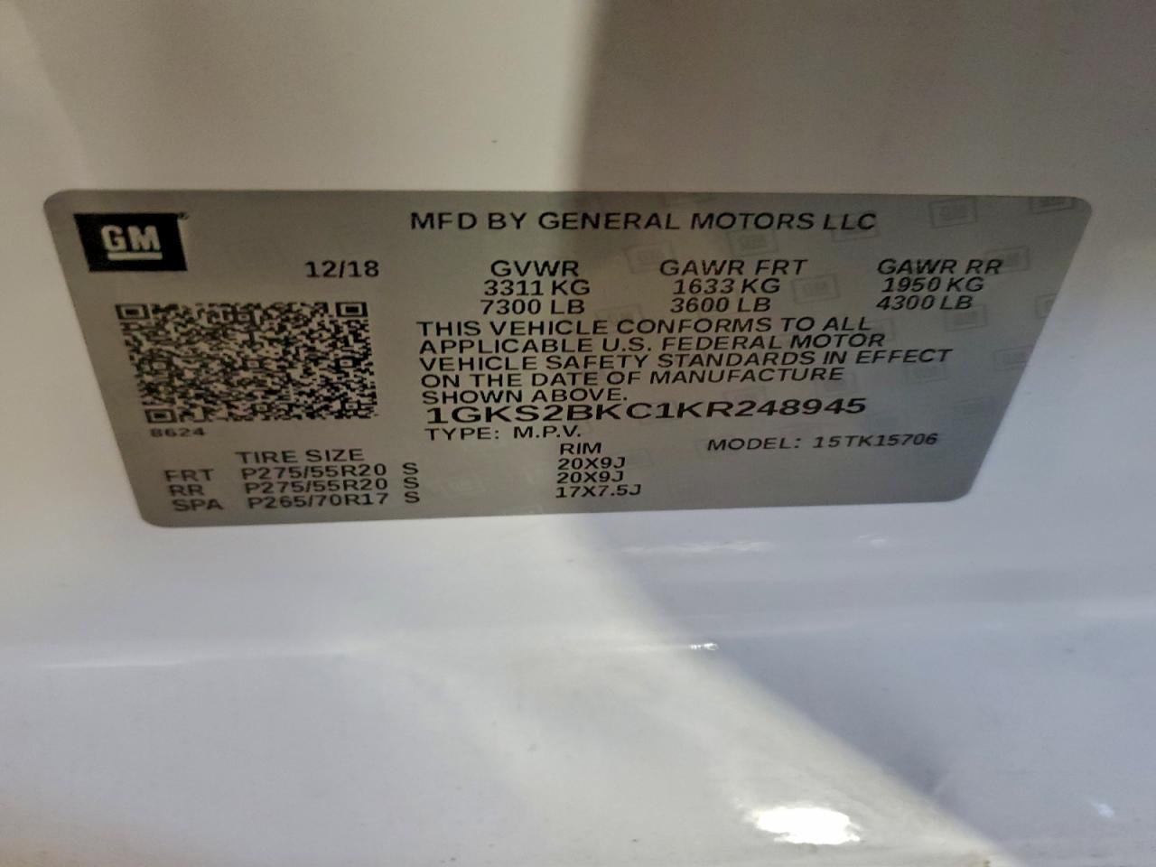 2019 GMC Yukon