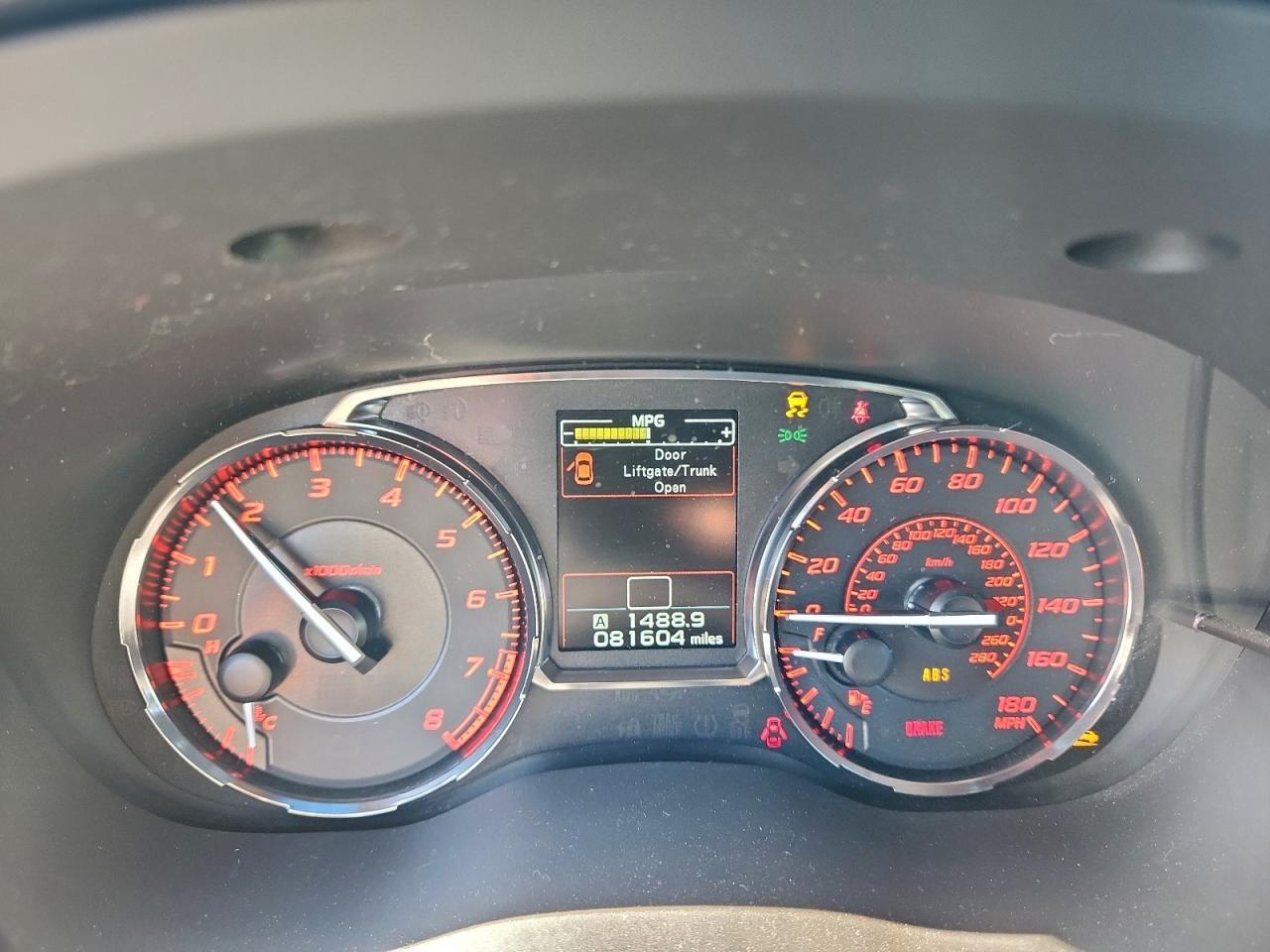 2017 SUBARU WRX