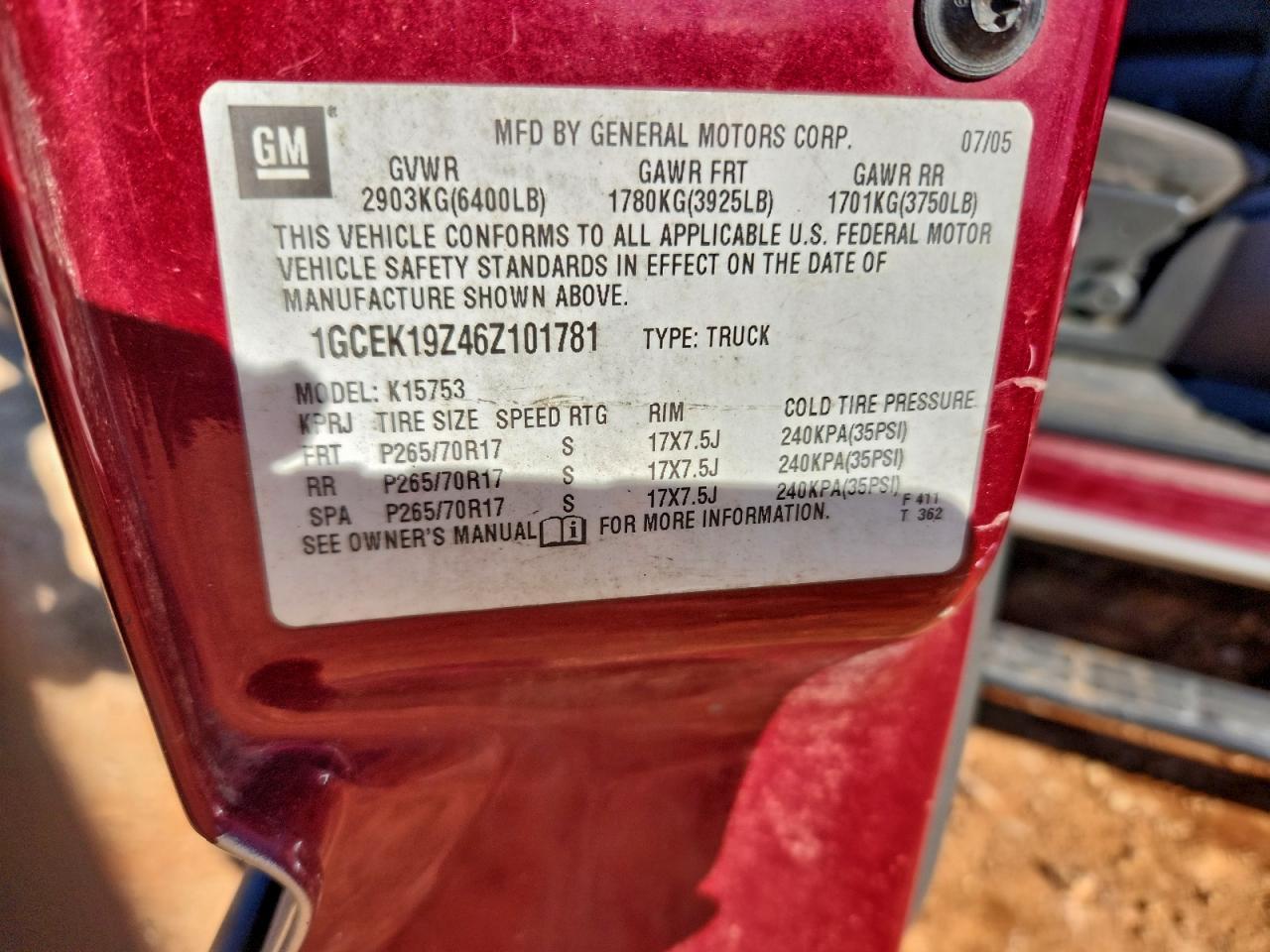 2006 CHEVROLET Silverado