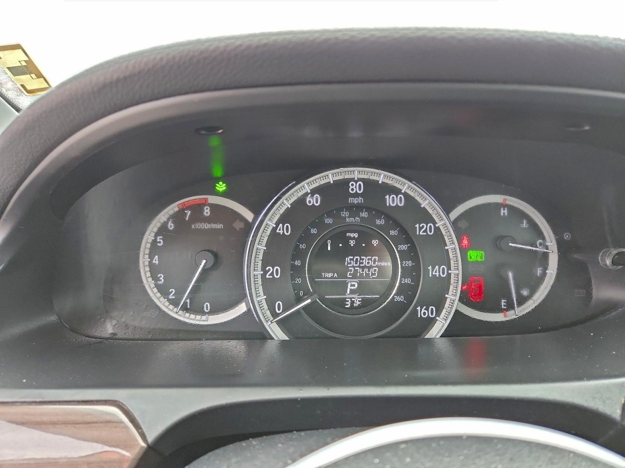 2016 HONDA ACCORD