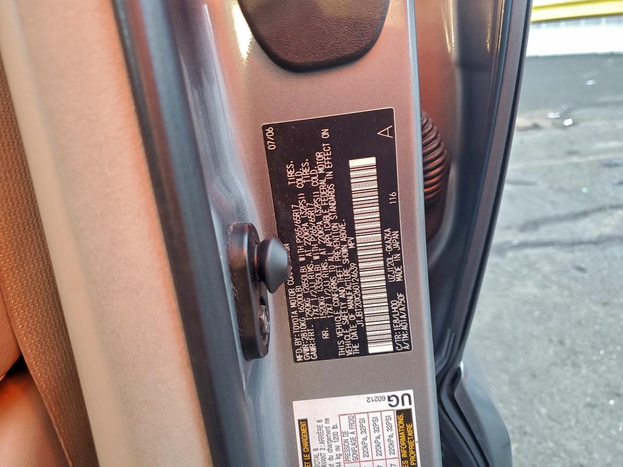 2006 LEXUS Gx 470