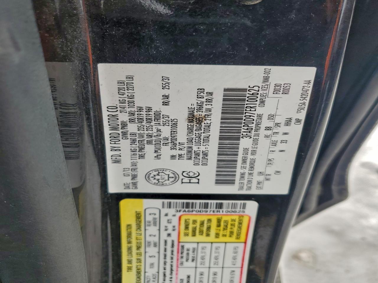 2014 FORD FUSION