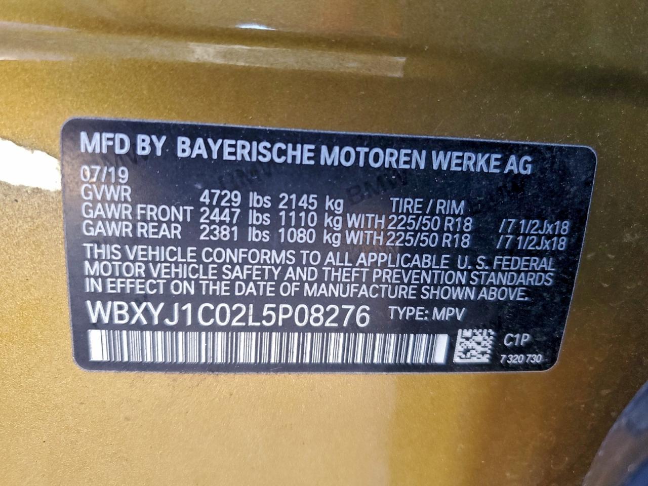 2020 BMW X2