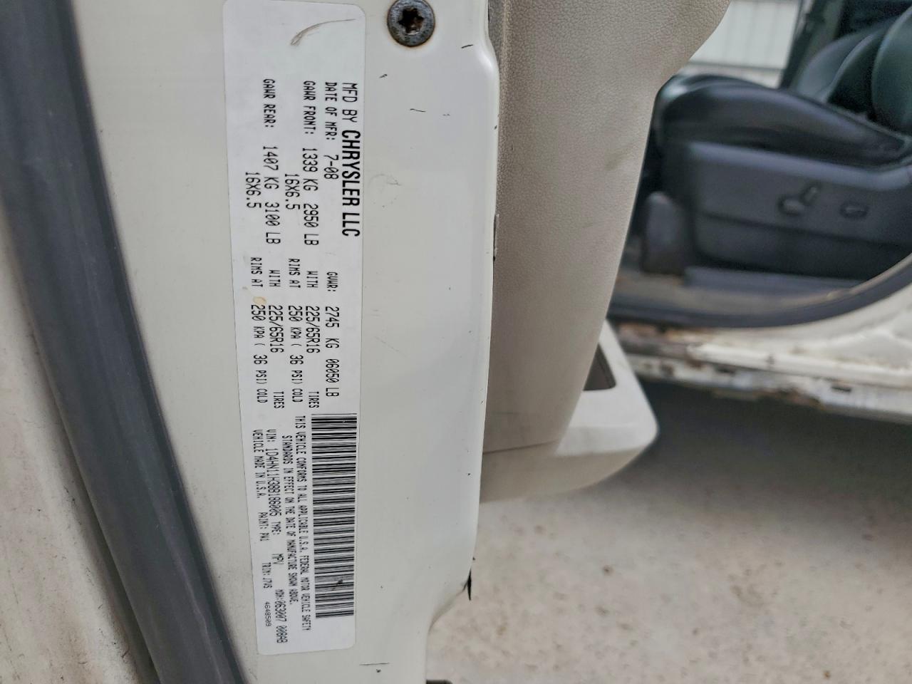 2008 DODGE GRAND CARAVAN