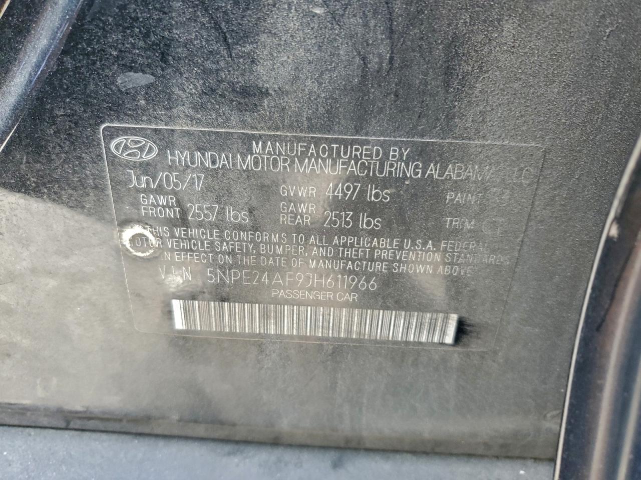 2018 HYUNDAI SONATA