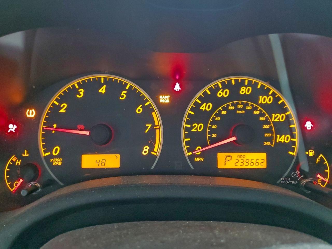 2011 TOYOTA COROLLA