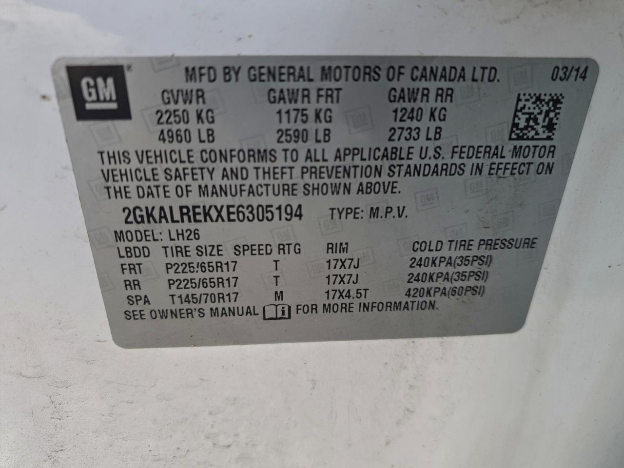 2014 GMC Terrain