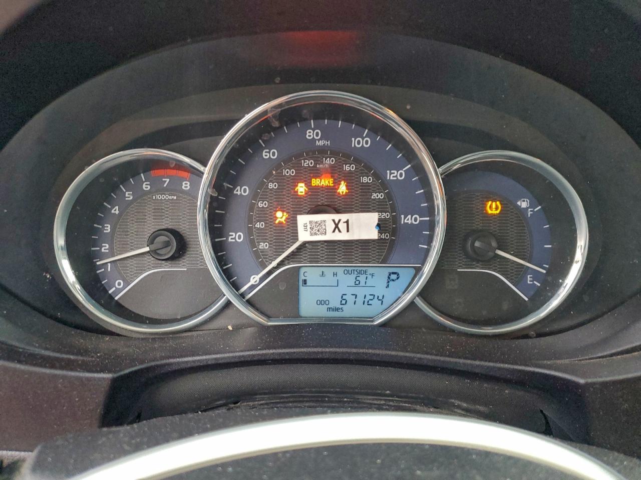 2016 TOYOTA COROLLA