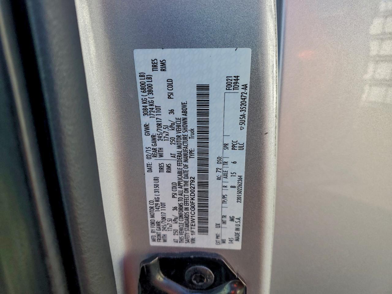 2015 FORD F-150
